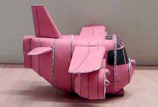 Бомбардировщик Orange Star Bomber (Advance Wars) paper model