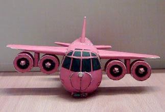 Бомбардировщик Orange Star Bomber (Advance Wars) paper model