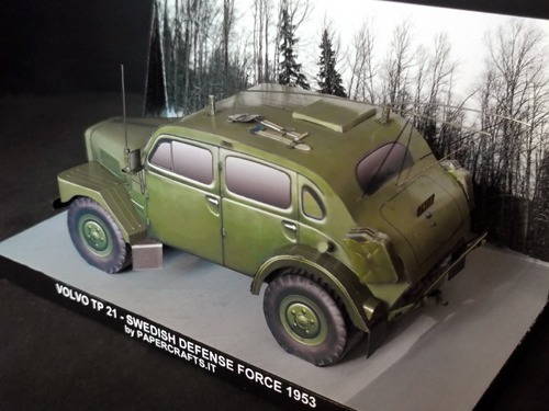 Автомобиль Volvo TP21 paper model