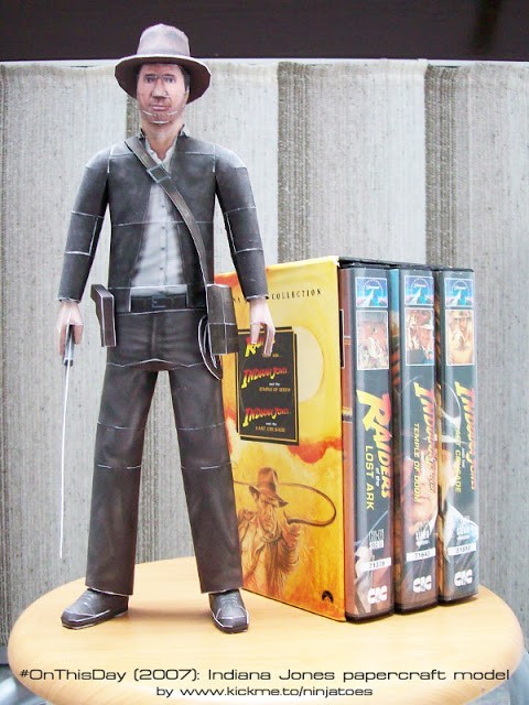 Индиана Джонс paper model