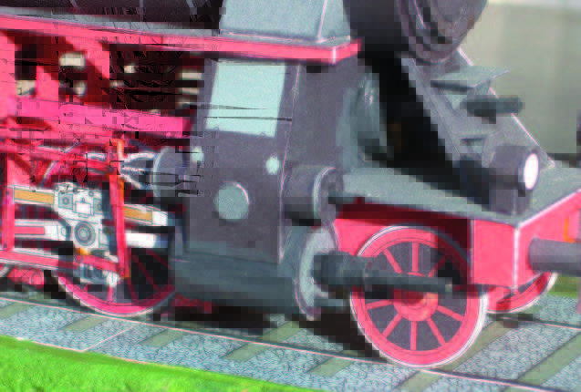 Паровоз Prussian G 12 paper model