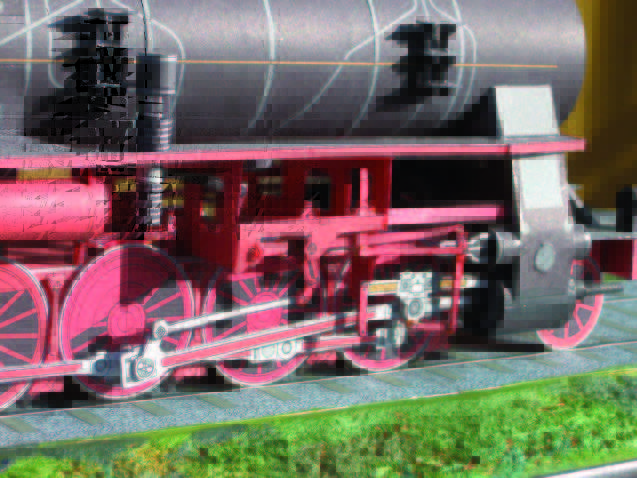 Паровоз Prussian G 12 paper model