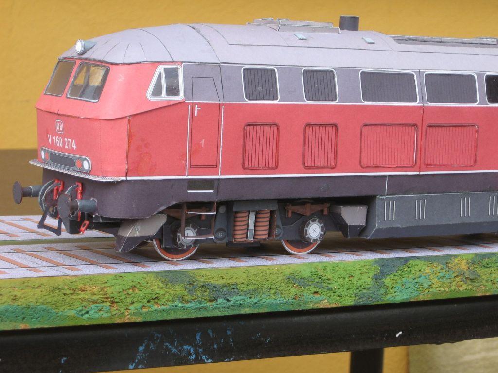 Тепловоз DB Class V 160 paper model