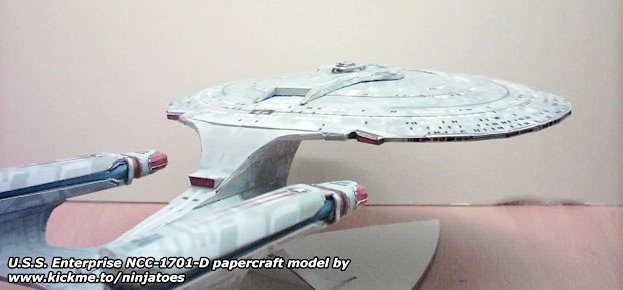 Звездолет USS Enterprise NCC-1701-D (Звездный путь) paper model