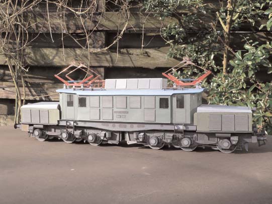 Электровоз E 94 paper model