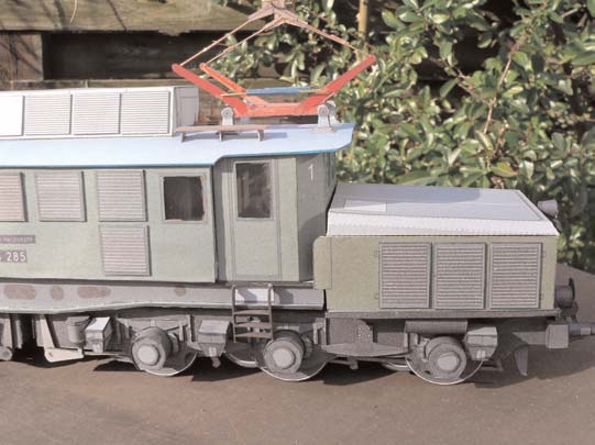 Электровоз E 94 paper model