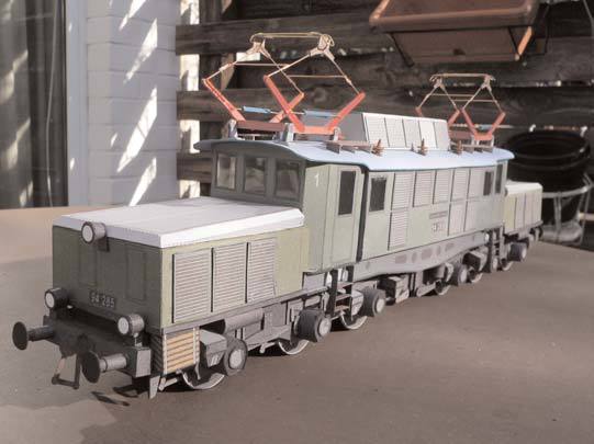 Электровоз E 94 paper model
