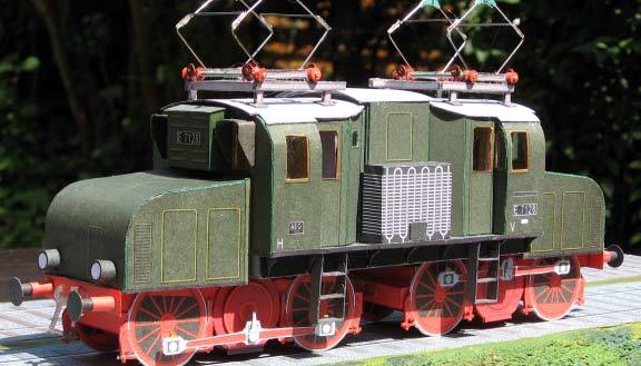 Электровоз Prussian EG 511 - EG 537 paper model
