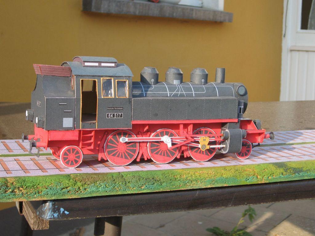 Паровоз DRG Class 64 paper model