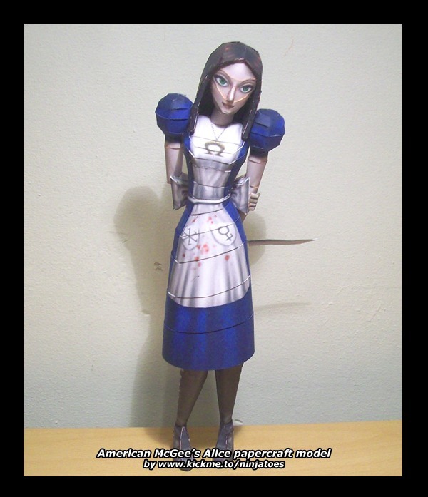 Алиса (American McGee-s Alice) paper model