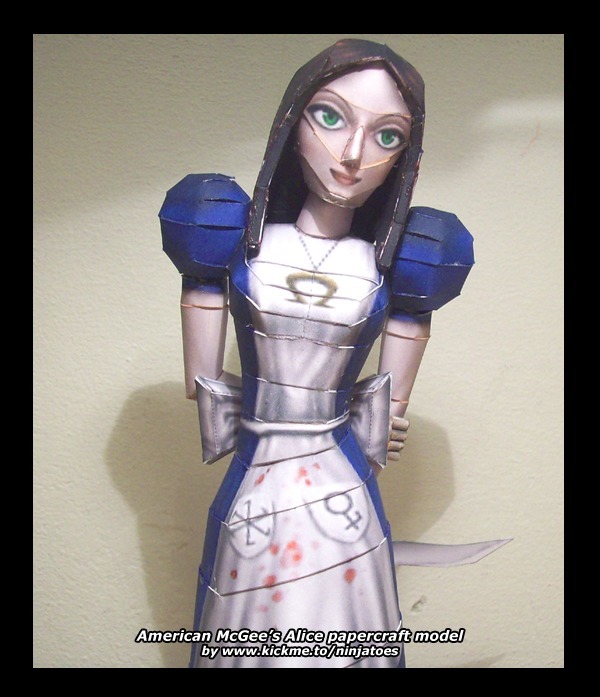 Алиса (American McGee-s Alice) paper model