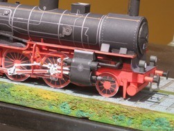 Паровоз Prussian P 6 paper model