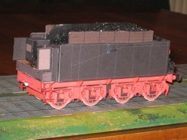 Паровоз Prussian P 6 paper model