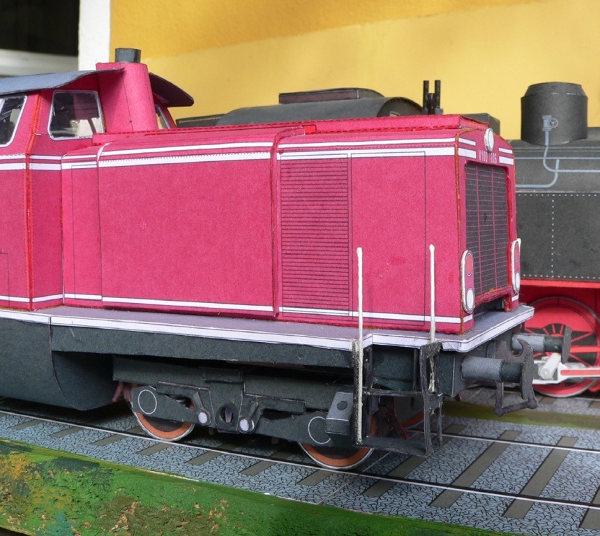 Тепловоз DB Class V 100 paper model