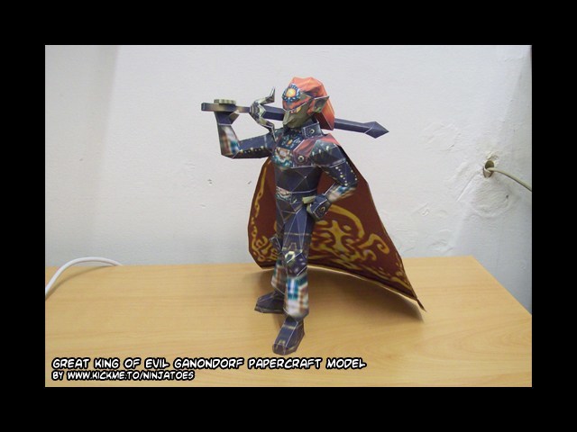 Король Герудо Гэнондорф (The Legend of Zelda) paper model