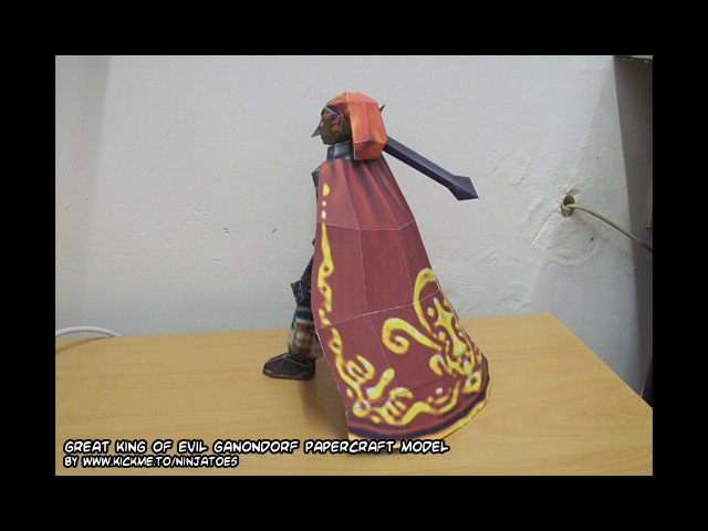 Король Герудо Гэнондорф (The Legend of Zelda) paper model
