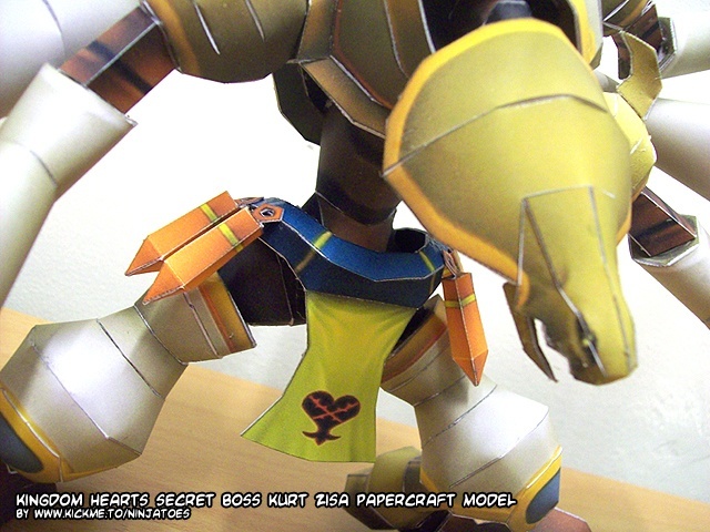 Босс Kurt Zisa (Kingdom Hearts) paper model
