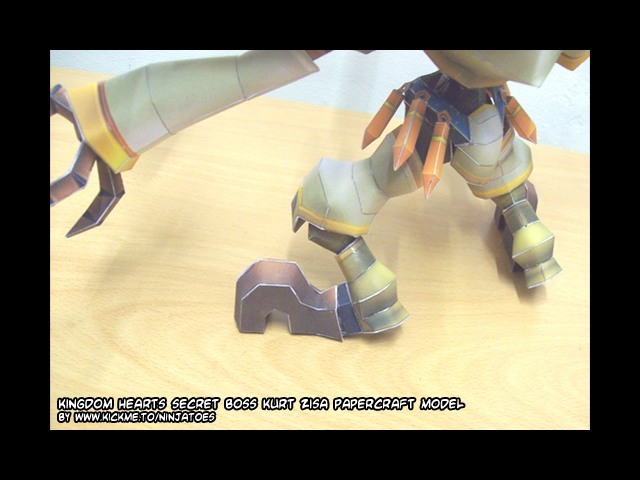 Босс Kurt Zisa (Kingdom Hearts) paper model