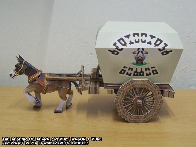 Повозка Кремии (The Legend of Zelda) paper model