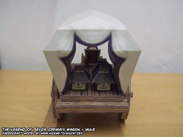 Повозка Кремии (The Legend of Zelda) paper model