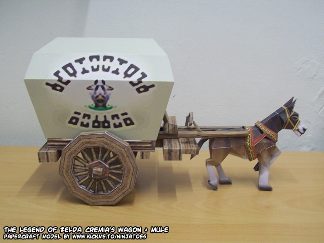 Повозка Кремии (The Legend of Zelda) paper model