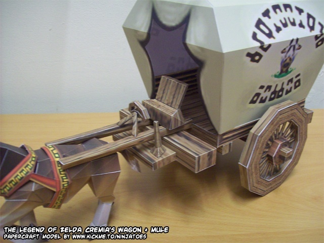 Повозка Кремии (The Legend of Zelda) paper model
