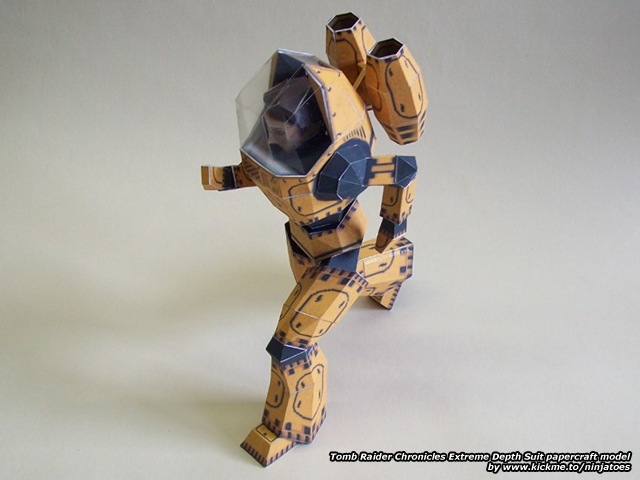 Глубоководный скафандр Лары Крофт (Tomb Raider) paper model