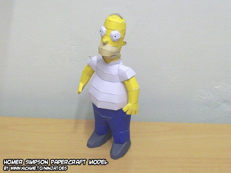 Гомер Симпсон (Симпсоны) paper model