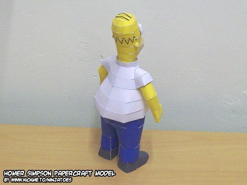 Гомер Симпсон (Симпсоны) paper model