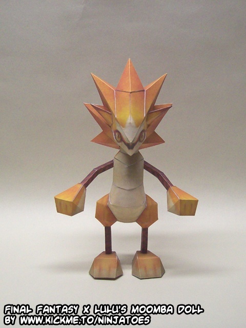 Кукла Мумба (Final Fantasy) paper model