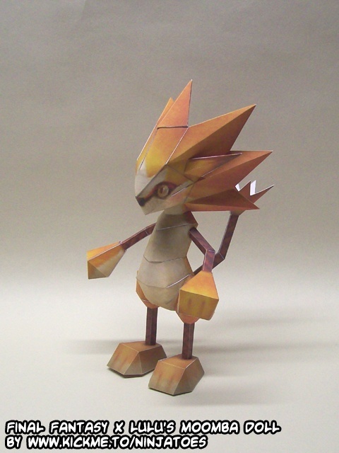 Кукла Мумба (Final Fantasy) paper model