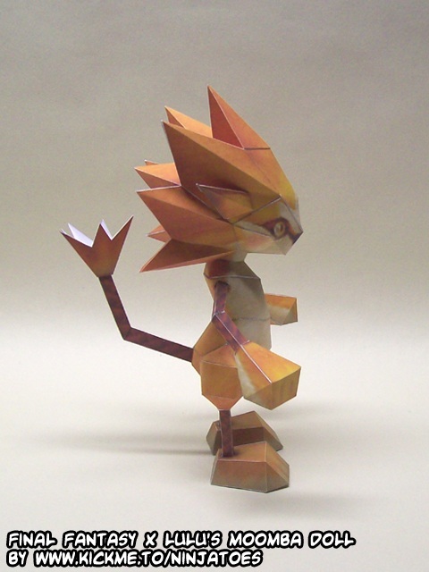 Кукла Мумба (Final Fantasy) paper model