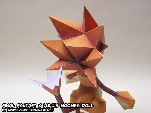 Кукла Мумба (Final Fantasy) paper model