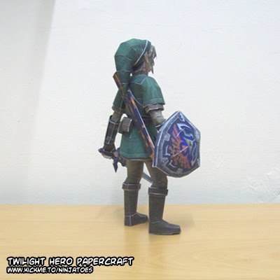 Линк Герой Сумерек (The Legend of Zelda) paper model