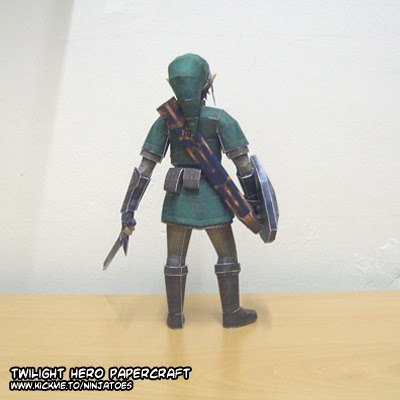Линк Герой Сумерек (The Legend of Zelda) paper model