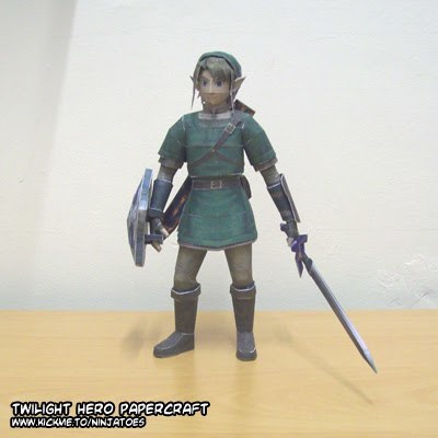 Линк Герой Сумерек (The Legend of Zelda) paper model