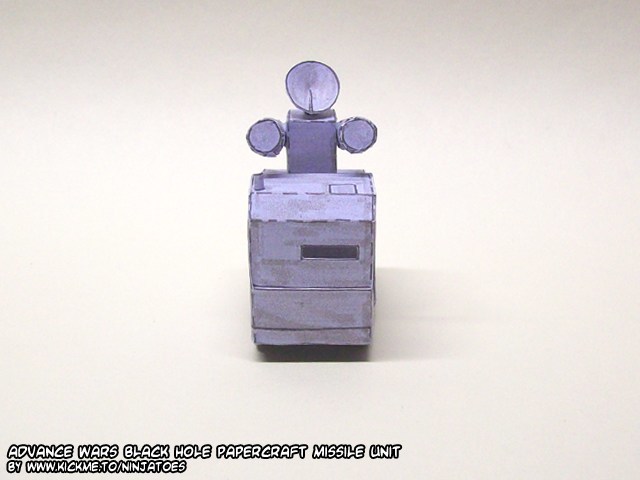 Зенитная установка Black Hole Missiles (Advance Wars) paper model