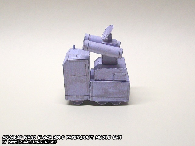 Зенитная установка Black Hole Missiles (Advance Wars) paper model