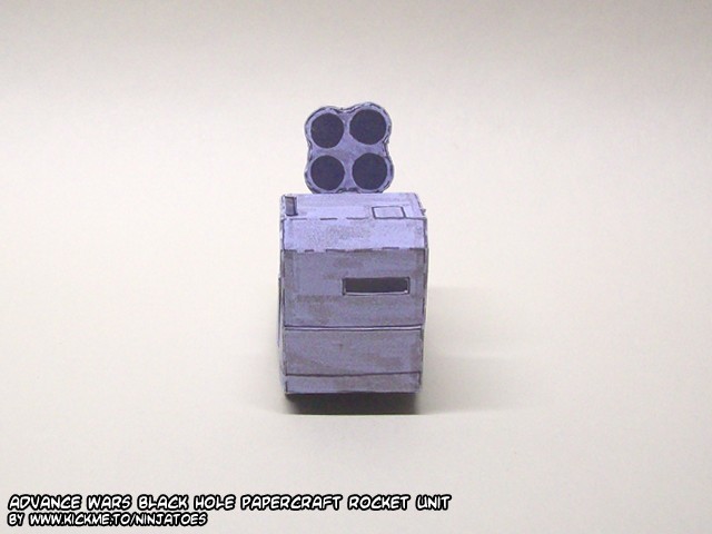 Зенитная установка Black Hole Rockets (Advance Wars) paper model