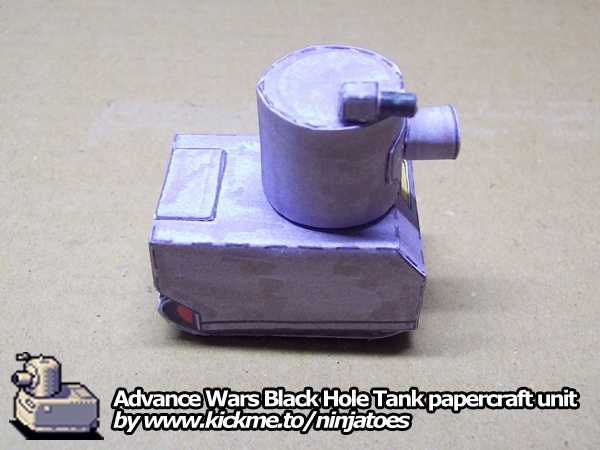 Танк Black Hole Tank (Advance Wars) paper model