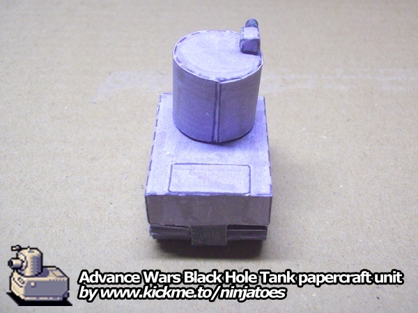 Танк Black Hole Tank (Advance Wars) paper model
