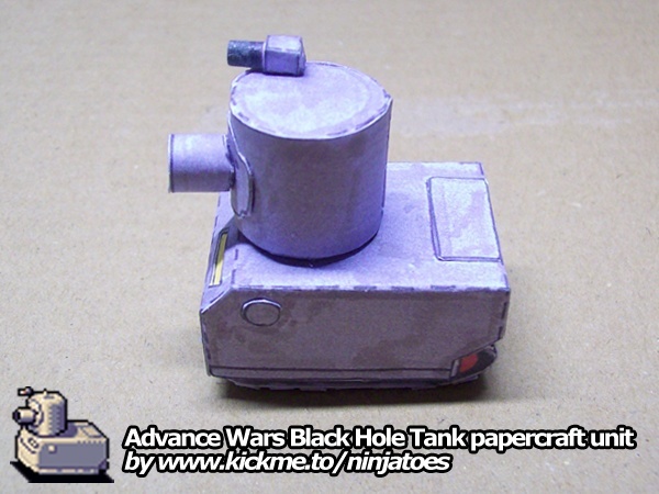 Танк Black Hole Tank (Advance Wars) paper model