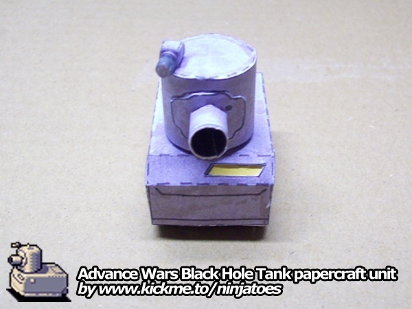 Танк Black Hole Tank (Advance Wars) paper model