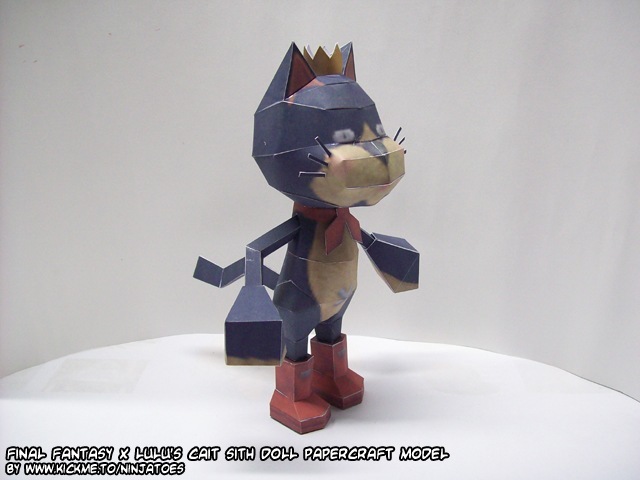 Кукла Кэйт Сит (Final Fantasy) paper model