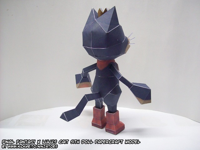 Кукла Кэйт Сит (Final Fantasy) paper model