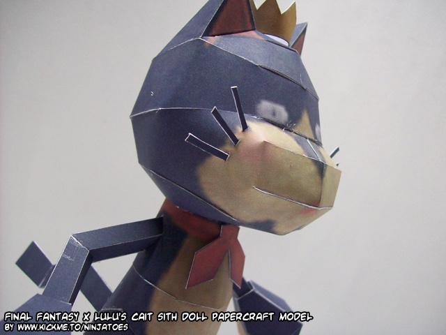 Кукла Кэйт Сит (Final Fantasy) paper model