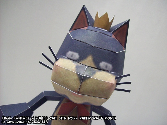Кукла Кэйт Сит (Final Fantasy) paper model
