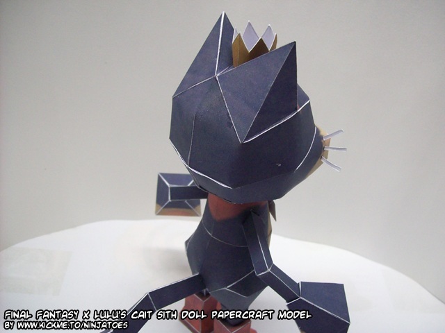 Кукла Кэйт Сит (Final Fantasy) paper model