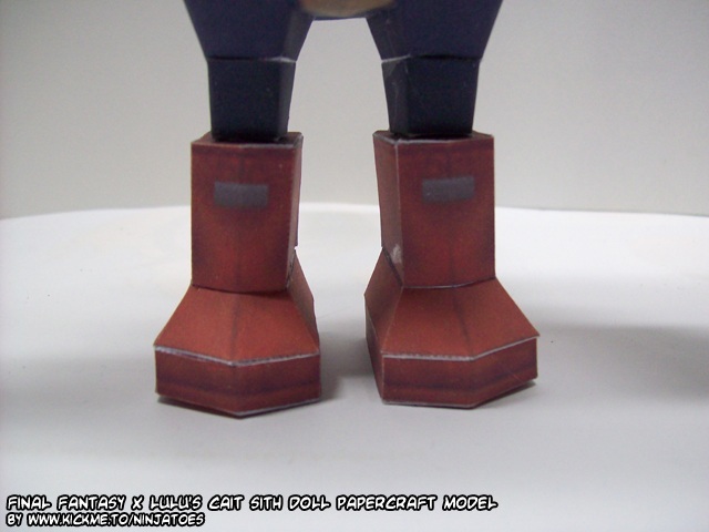 Кукла Кэйт Сит (Final Fantasy) paper model