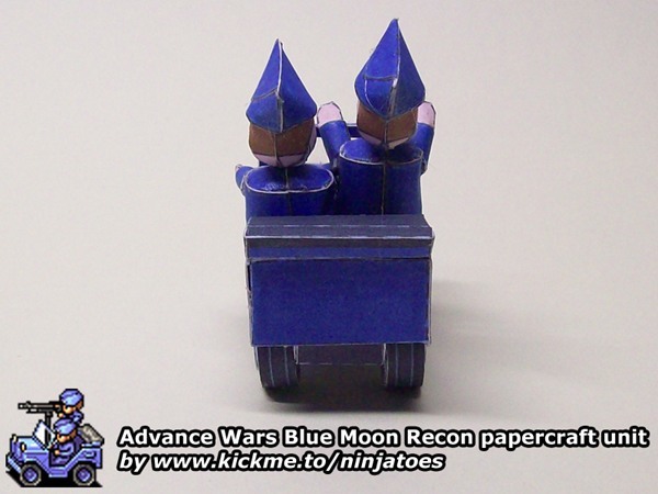 Разведчик Blue Moon Recon (Advance Wars) paper model